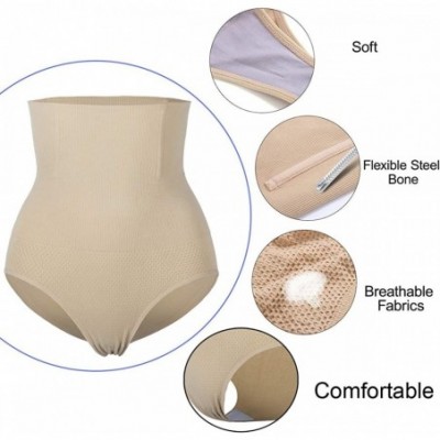 Shapewear Women Butt Lifter Shapewear High Waist Tummy Control Panty Slim Waist Trainer Body Shaper - Beige - C61836KLRL7