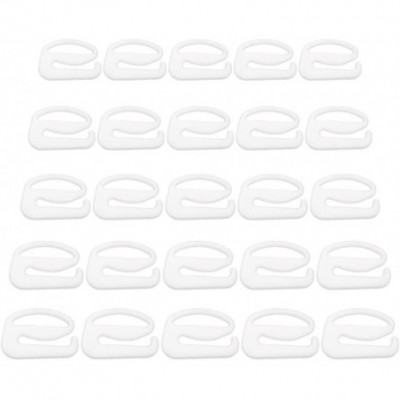 Accessories 250pcs Plastic Bra Strap Clips Racer Back Bra Extenders Non Slip Bra Strap Holders for Women (White) - White - C0...