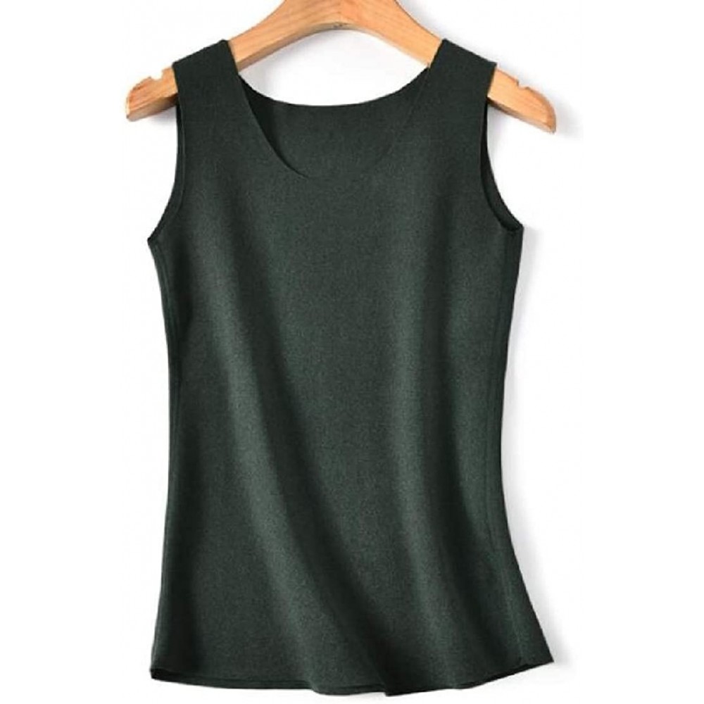 Thermal Underwear Thermal Sleeveless Baselayer Underwear Fleece Tank Top Vest - 3 - CK18AXWHEXT