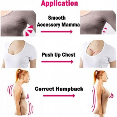 Shapewear Chest Brace Up for Women Posture Corrector Shapewear Tops Breast Support X Back Shaper - Nude - CU1992LHZYQ