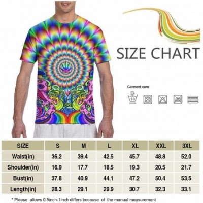 Undershirts Men Boys Shirts Short Sleeve Beefy T-Shirt Top Tees Hip Hop Tucked Workwear - Cool Cannabis Weed Leaves (8) - CZ1...