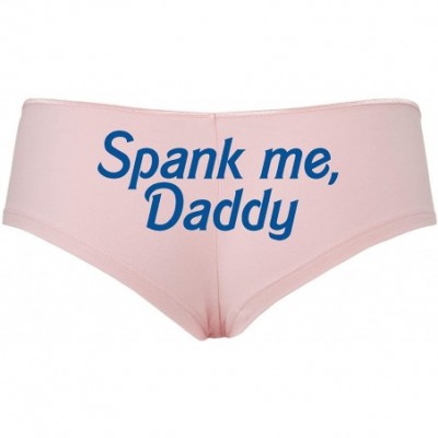 Panties Spank Me Daddy for DDLG Princess Kittens Cute Pink Boyshort - Royal Blue - CV18SRRIG80