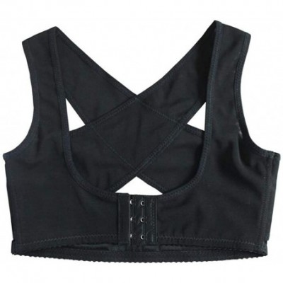 Shapewear Chest Brace up for Women Posture Corrector Shapewear Bra Support - Black - CQ18T3GEKZL