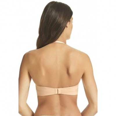 Bras Fine Lines Memory Foam Strapless Convertible Bra Style MM017 Nude 38D - CC18T9K3423