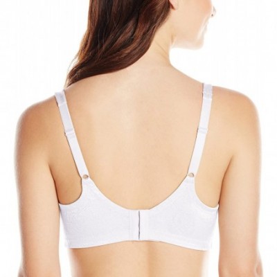 Bras Women's Body Shine Full Coverage Wirefree Bra 72297 - Star White - CB115M5FXZR