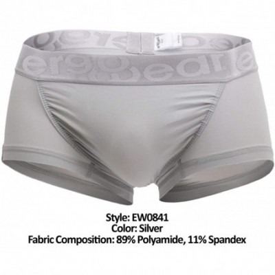 Trunks Mens Underwear Boxer Briefs Trunks - Silver_style_ew0841 - CV18TY659S6