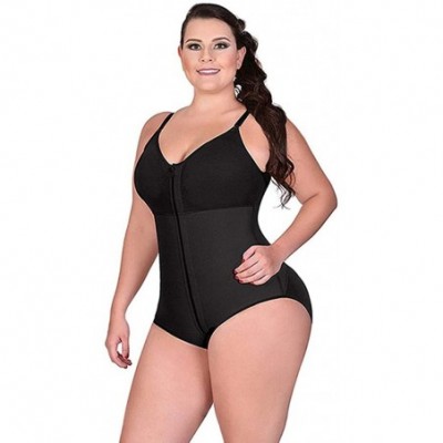 Shapewear Women High Waist Cincher Girdle Tummy Slimmer Trainer Sexy Thong Panty Shapewear - Black - CV18ZUQ382H