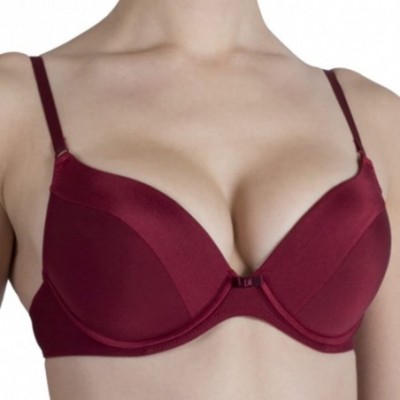 Bras Womens Moulded Gel Filled Push-Up Bra Collection Dandy - Red - CD11HHLO17F