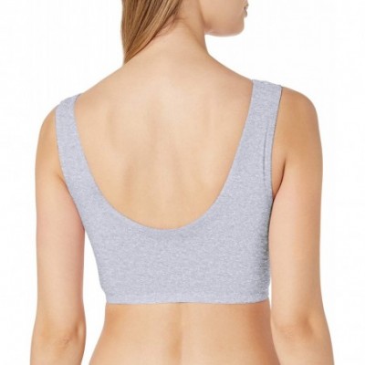 Bras Women's Sleep Bra - Heather Grey - C112GH93S8P