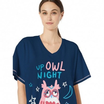 Nightgowns & Sleepshirts Women's Animal Sleepshirts - Up Owl Night - CY18R705SRR