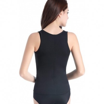 Shapewear Womens Hot Sweat Tank Top Neoprene Body Shaper Sauna Vest for Workout - CZ182YSDHQ4