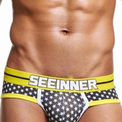 Boxer Briefs Men's Underwears Boxer Briefs Shorts Underpants Knickers Trunks - Black - CS180ORHEY9