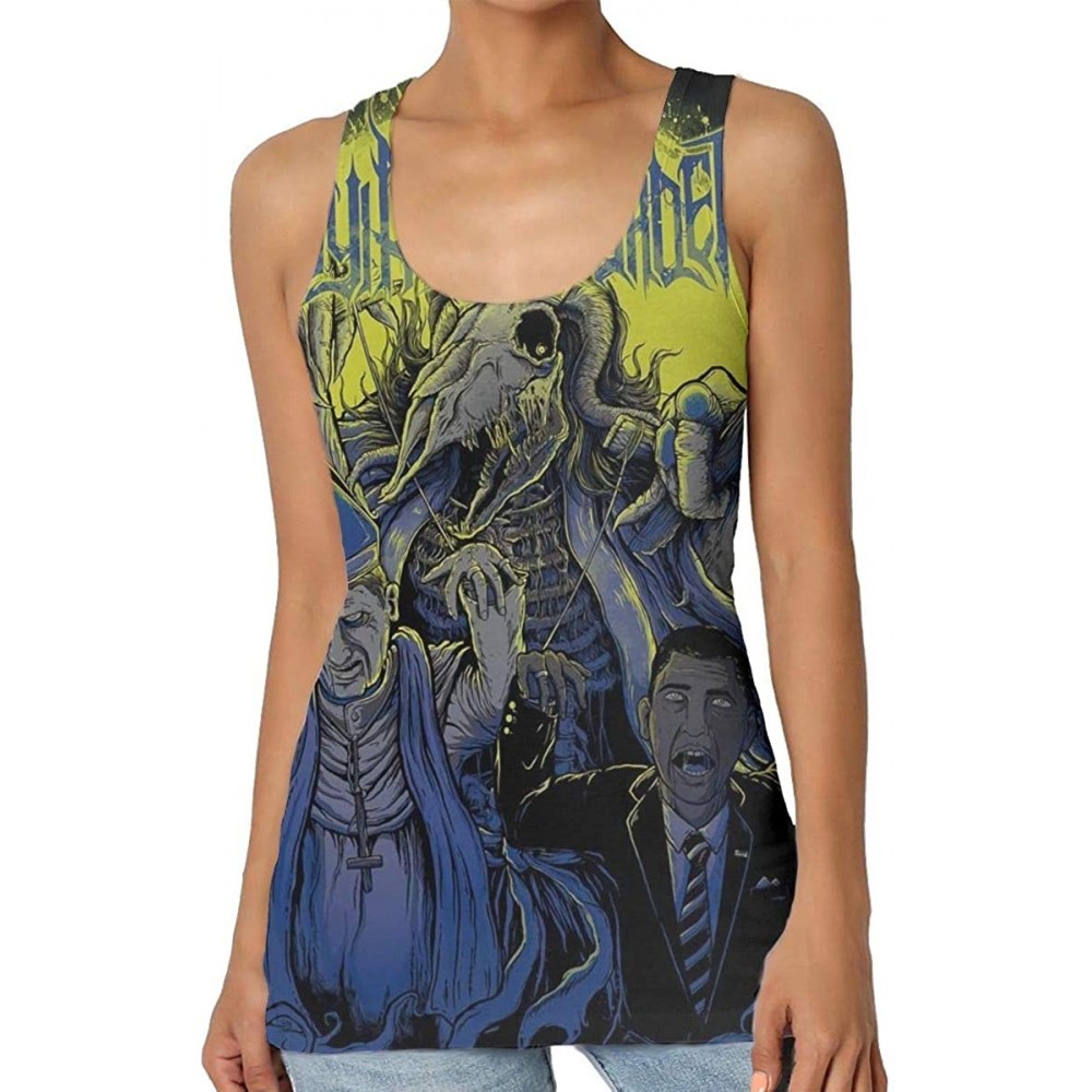 Camisoles & Tanks Thy Art is Murder Womans Senior Round Neck Polyester Pattern Vest - CP196OC7AG5