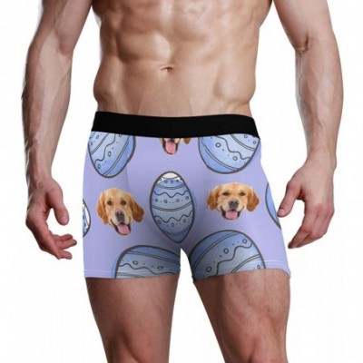 Boxer Briefs Custom Photo Men's Underwear Personalized Face Photo Boxer Briefs Print Your Face on Boxers Brief for Men Boys -...