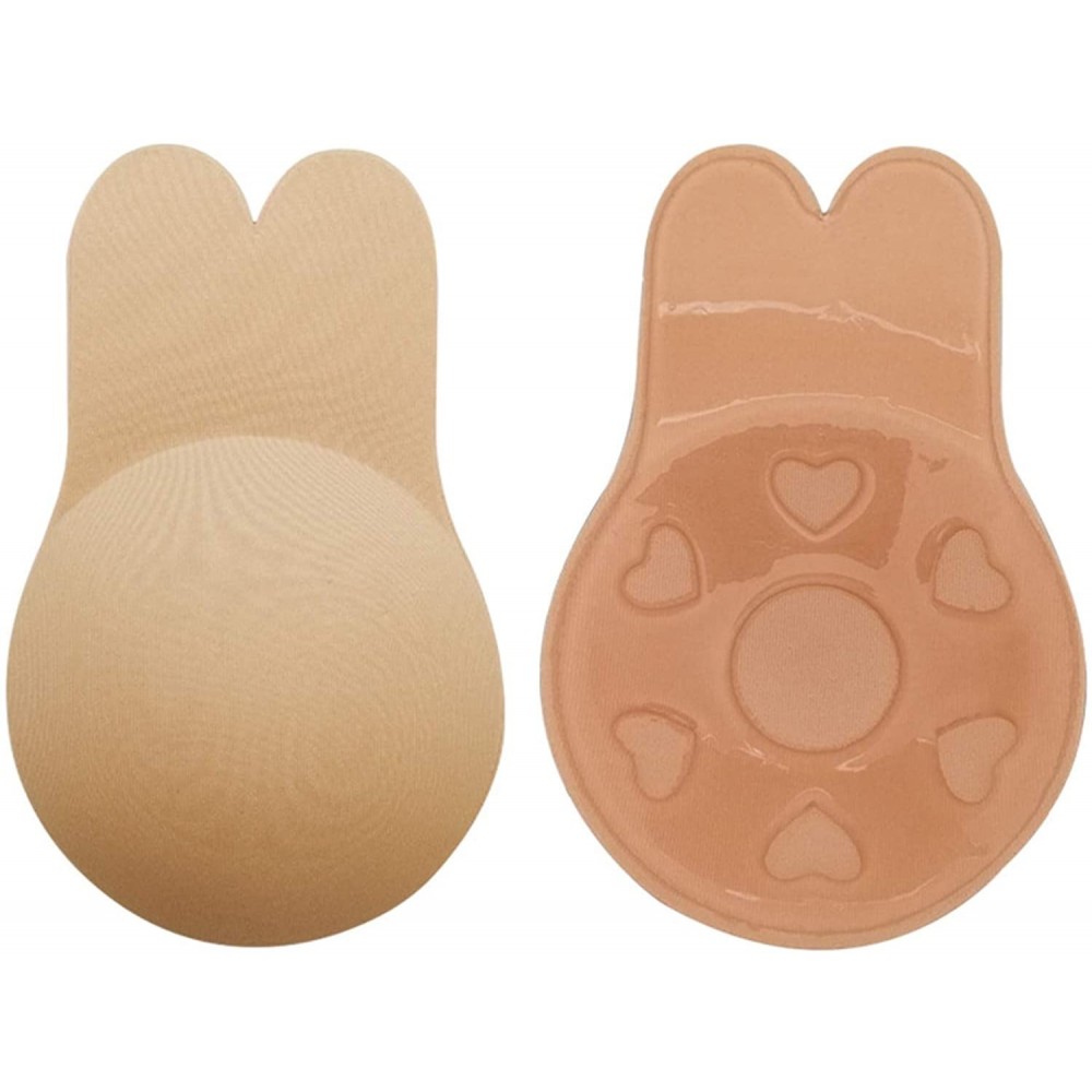 Accessories Nippleless Covers Rabbit Ear Ultra Thin Self Adhesive Reusable Breast Lift Tape for Women Girls - Beige - C6198Y3...