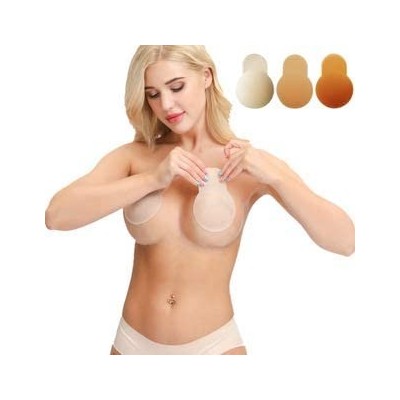 Accessories Nippleless Covers Rabbit Ear Ultra Thin Self Adhesive Reusable Breast Lift Tape for Women Girls - Beige - C6198Y3...