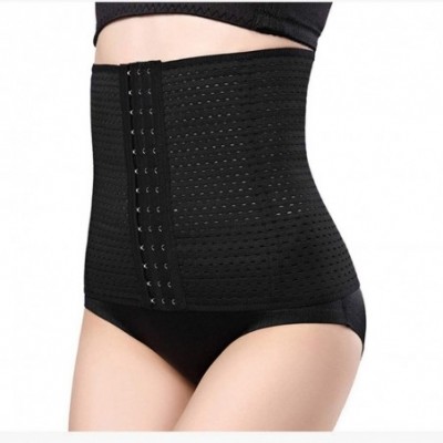 Shapewear Women Hollowing Outs Waist Trainer Abdomen Waists Corset Weight Loss Shapewear - Black - CV18SXS2I00