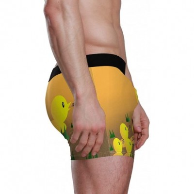 Boxer Briefs Men Boxer Briefs Polyester Underwear Men 1 Pack Boxer Briefs with Duck Pattern S - As Picture - CF18UG6ITR4