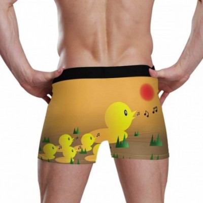 Boxer Briefs Men Boxer Briefs Polyester Underwear Men 1 Pack Boxer Briefs with Duck Pattern S - As Picture - CF18UG6ITR4