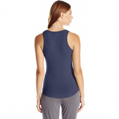 Tops Women's Rib Essentials Tank - Navy - CI12JF47D0N