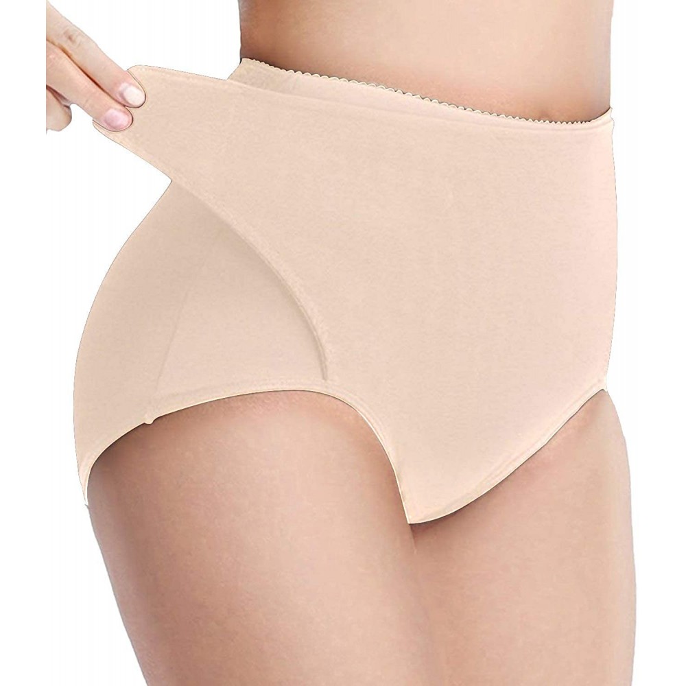 Shapewear Women's High Waist Shapewear Panties Tummy Control Belly Wrap Postpartum Shaper - Nude - C218QH238UH