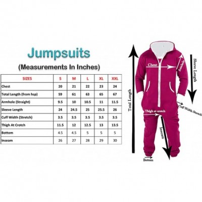 Sleep Sets Men's Unisex Onesie Jumpsuit One Piece Non Footed Pajama Playsuit - Royal Blue - C111OC7OHNF