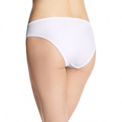 Panties Womens Petite-Plus-Size Seamless Microfiber low-rise panty - White - C511EO6PQO3