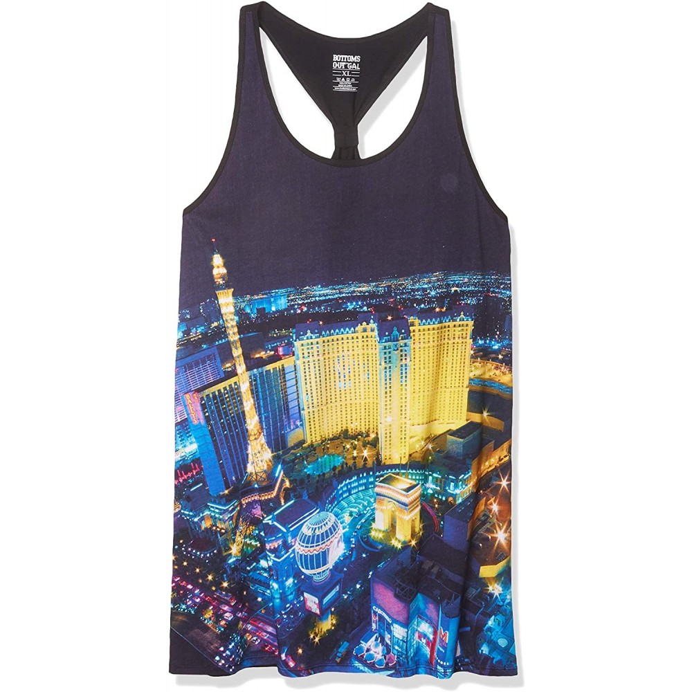 Nightgowns & Sleepshirts Women's Sublimation Print Sleep Tank - Las Vegas - CP12ELY9EFT