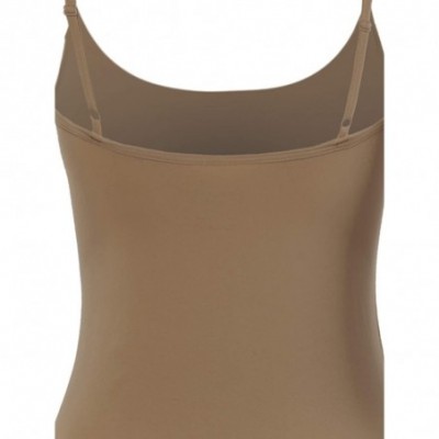 Camisoles & Tanks Women's Seamless Adjustable Basic Strap Camisole - Yawtkv0023 Mocha - CD19D5OSOAR