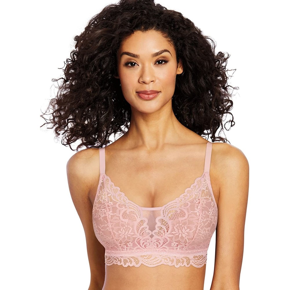 Bras Lace Desire Wirefree Bra - Gentle Peach - C7183C6TYCN