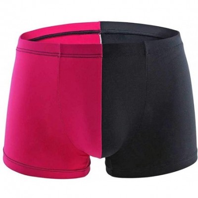 Boxer Briefs Boxer Briefs Nylon Mens Underwear Sexy Underwear for Men Clothing - B - CQ18UTU847M