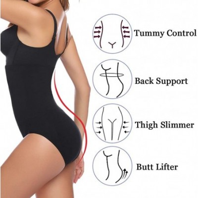 Shapewear High Waist Tummy Control Panty Butt Lifter Shapewear Body Shaper for Women - Black - CT18XEC4I0L