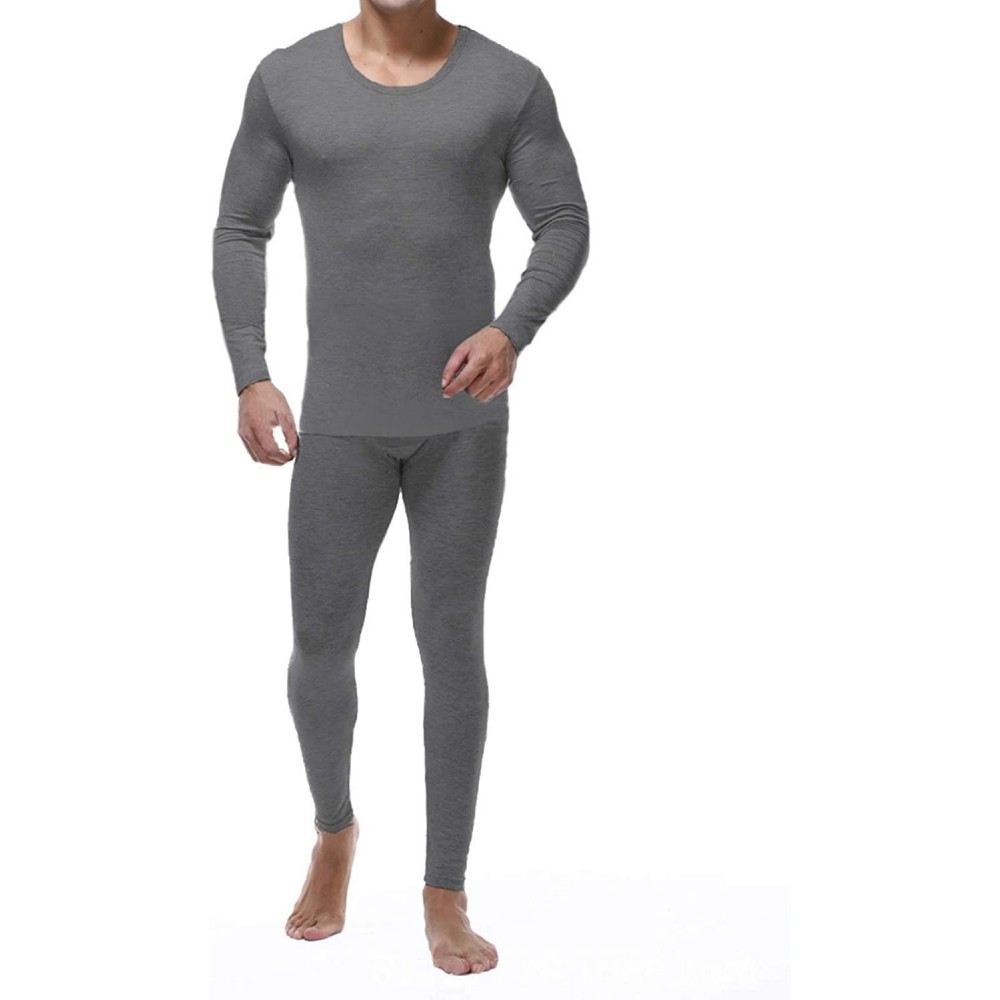 Thermal Underwear Thermal Underwear for Men Stretchable Lightweight Men's Thermal Underwear Casual Men Long Johns Underwear S...