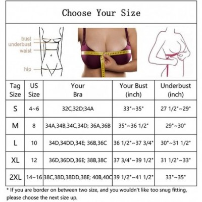 Bras Bandeau Bras for Women Strapless Bralette Padded Tube Bra Bandeau Tude Top with Built in Bra 2 Pack - Beige - C0199HNSA4H