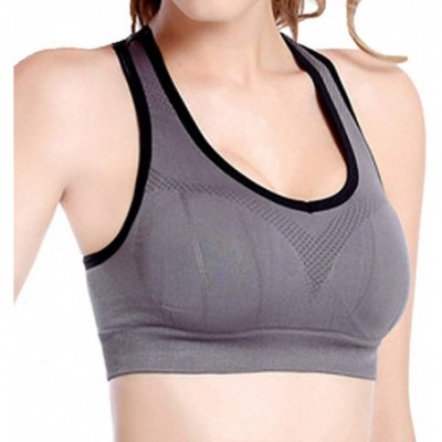 Robes Air Permeable Cooling Summer Sport Yoga Wireless Bra - B-multicolor - C018UR72REW