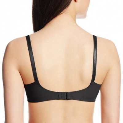 Bras Women's No Side Effects Full Coverage Underwire Bra - Black - CN11WORHJAH