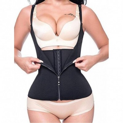 Shapewear Womens Waist Trainer Corset-U-Shaped Breast Anti-Droop Body Shapewear Slimming Corset Waist Cinchers - Black - CZ19...