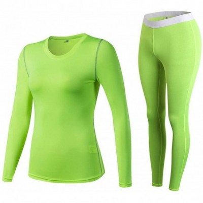 Thermal Underwear Thermal Underwear Women Quick Dry Long for Women Second Skin Winter Female Thermo Underwear Sets - 2019 Red...