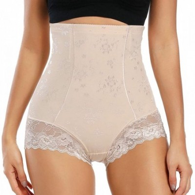 Shapewear High Waist Shapewear Panties for Women Seamless Tummy Control Underwear - Beige - CF192HMTAO7