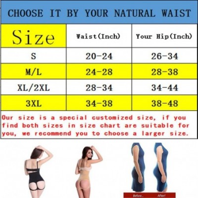 Shapewear Women High Waist Cincher Girdle Belly Slimmer Trainer Shapewear Butt Lifter Panties - Beige-high Waist Panty - C518...