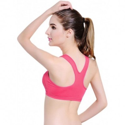 Bustiers & Corsets Vest 2020 Summer Popular Yoga Wrap Chest Womens Sports Bra - Pink3344 - CW18RUZW6UL