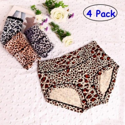 Panties Women's Underwear with Medium Size Stretchy Soft Breathable High Waist Full Coverage Women's Briefs Panties Multipack...