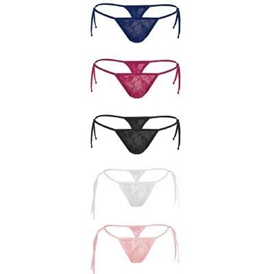 Panties G-String Thong Women Panties Underwear 5 Pack - Style 4 - CZ19E223Q9S