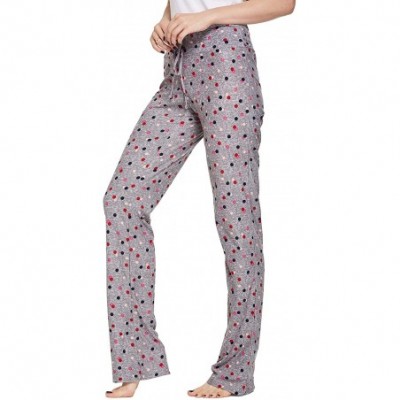 Bottoms Women's Casual Lounge Pants - Grey Spots - CH1985804HO