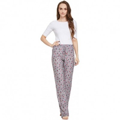 Bottoms Women's Casual Lounge Pants - Grey Spots - CH1985804HO