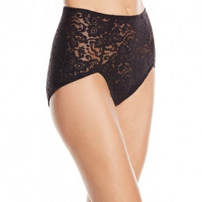 Shapewear Women's Shapewear Lace 'N Smooth Brief - Black - CI11963DLG9