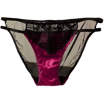 Bustiers & Corsets Women Personality Multi-Color Lace Underwear Ladies Hollow Out Underwear - Wine - CI199LGOXUI