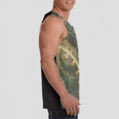 Undershirts Men's Fashion Sleeveless Shirt- Summer Tank Tops- Athletic Undershirt - Steampunk - CT19D892LHN