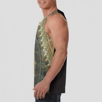 Undershirts Men's Fashion Sleeveless Shirt- Summer Tank Tops- Athletic Undershirt - Steampunk - CT19D892LHN