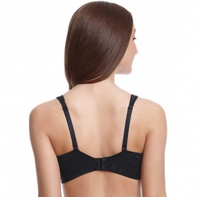 Bras Women's Cool Conceal Minimizer Non-Foam Underwire - Black - C412CMFNFBN